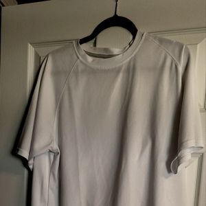 White athletic shirt